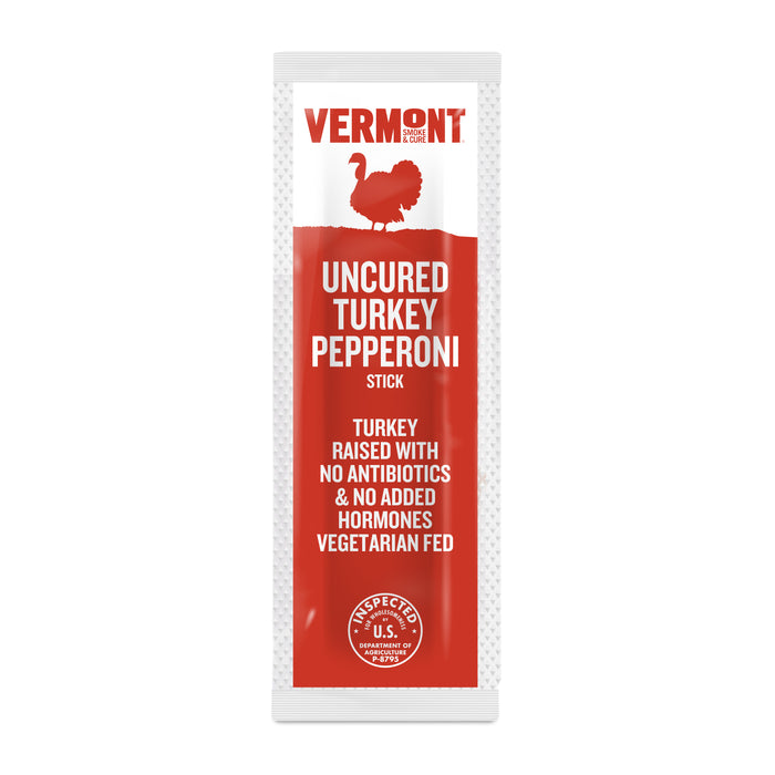 Uncured Turkey Pepperoni Stick Go Packs (3 oz, pack of 8)