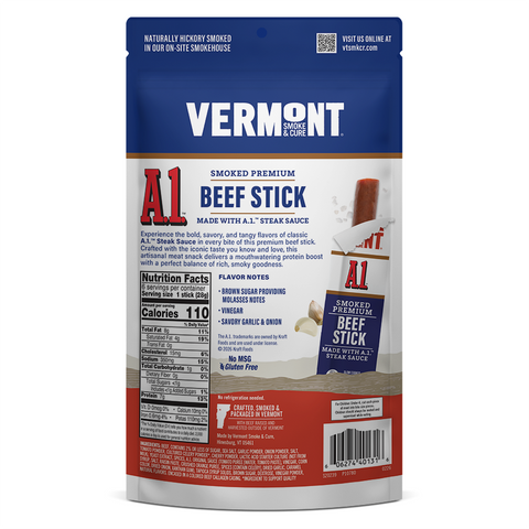 Kraft A.1. ™ Inspired Smoked Premium Beef Stick, 1oz (6ct)