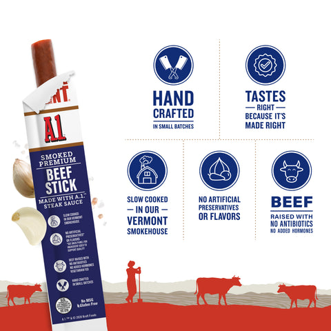 Kraft A.1. ™ Inspired Smoked Premium Beef Stick, 1oz (6ct)